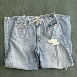 Levi’s Light Blue Distressed Jeans